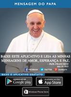 Mensagens do Papa Francisco Cartaz