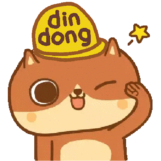 DinDong WhatsApp sticker