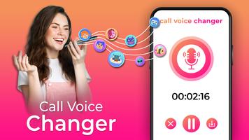 Call voice Changer الملصق