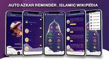 Auto Azkar Reminder , Islamic Wikipedia Affiche