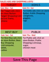 Weekly Sale Ad ShoppingList, List for Shopping capture d'écran 2