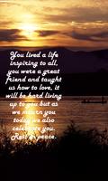 RIP Condolence Frames & Quotes الملصق