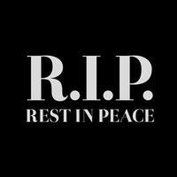RIP Sympathy Messages الملصق