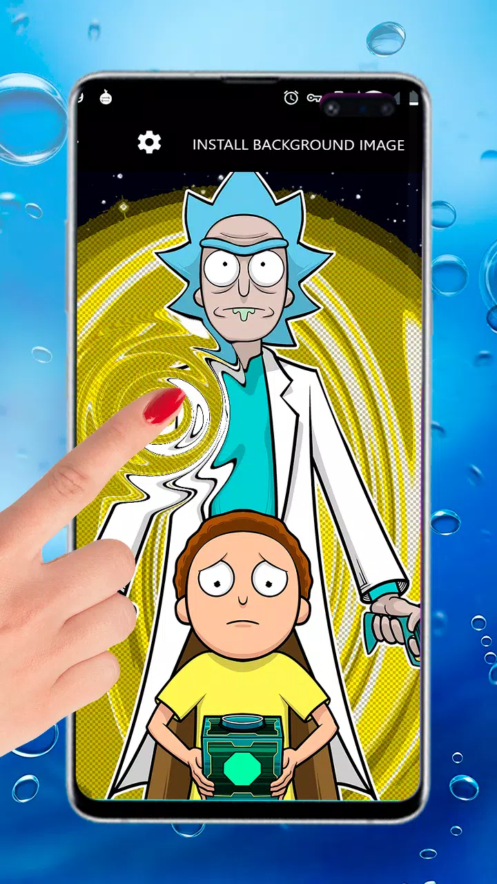 rick morty live wallpaper