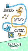 Cat Rush: Draw Puzzle Game capture d'écran 2