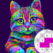 Cats Pixel Coloring Number Art