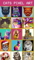 Cats Pixel Coloring Number Art capture d'écran 1