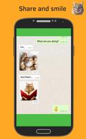 برنامه‌نما Cat Stickers For Chat - New WA عکس از صفحه