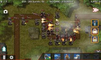 Global Defense: Zombie War captura de pantalla 1