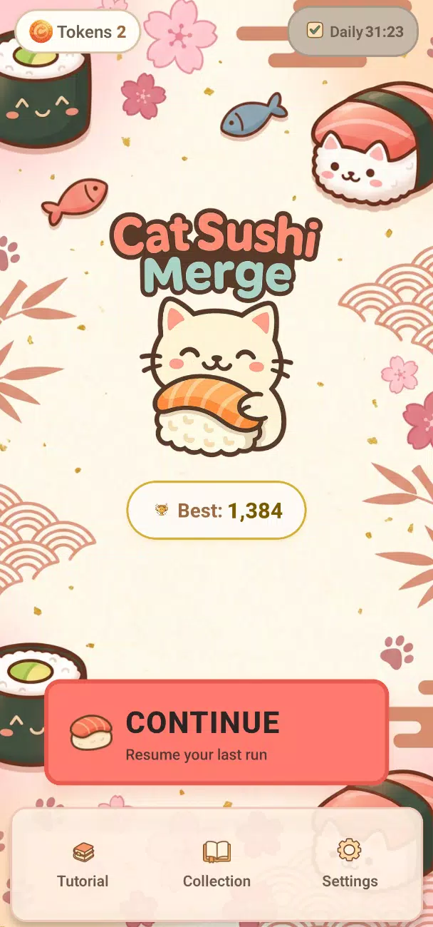 Cat Sushi Merge