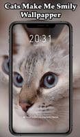 Cats Make Me Smily Wallpaper تصوير الشاشة 1