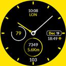 Clean Analog watch face APK