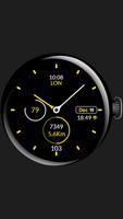 Clean Analog watch face poster