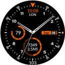 CC Black Analog Watch Face APK