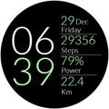 CC Clean 01 Watch Face