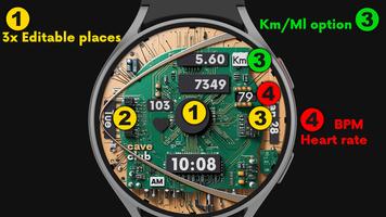Electronic 03 Watch Face ảnh chụp màn hình 1