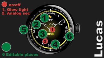 Lucas watch face imagem de tela 2