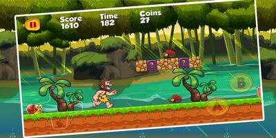 Caveman run : Super Jungle Adventure Boy الملصق