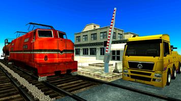 Railroad crossing - Train cond poster