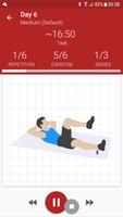 Abs workout A6W - flat belly poster
