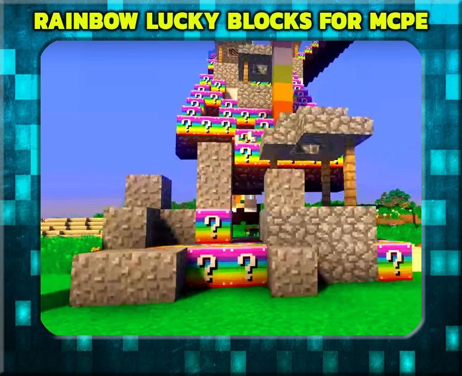 Rainbow Lucky Blocks Mod For Android Apk Download - roblox rainbow lucky block challenge
