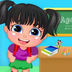Baby Emma Care Day At School Icon