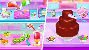 Ice cream Cake Maker Cake Game imagem de tela 2