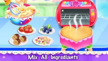 Ice cream Cake Maker Cake Game ảnh chụp màn hình 3