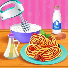 Make Pasta Food Kitchen Games XAPK download