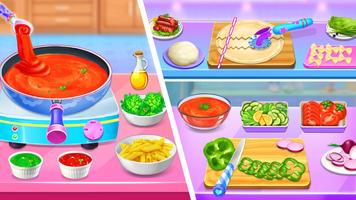Make Pasta Food Kitchen Games plakat