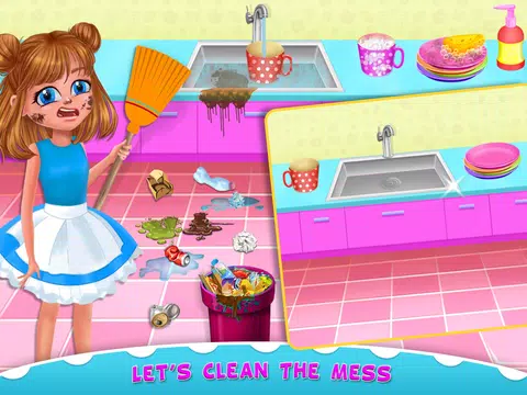 Screenshot 1 for Girls Cleanup House Cleaning