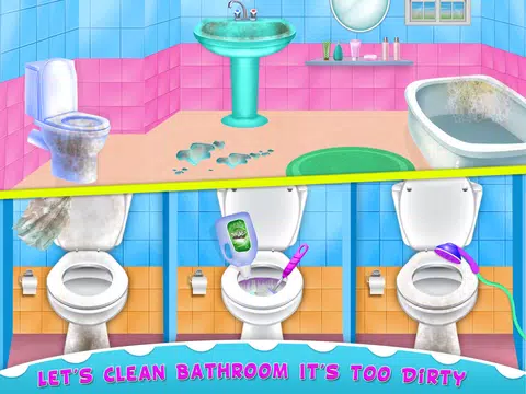 Screenshot 4 for Girls Cleanup House Cleaning