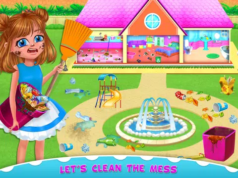 Screenshot 5 for Girls Cleanup House Cleaning