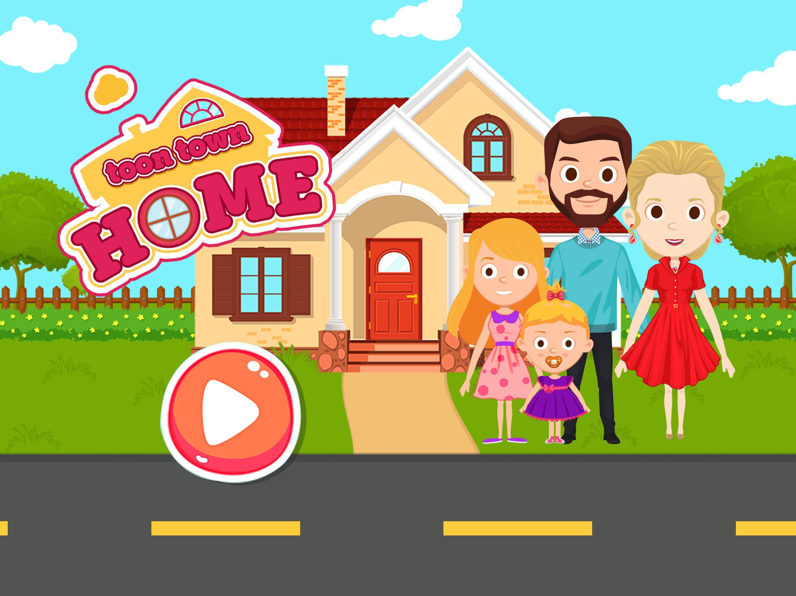 Close town. My Town семейный дом. Toon Town game. Townhome. Toon Town game Art.