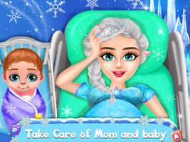 Ice Princess Mom and Baby Game screenshot 2