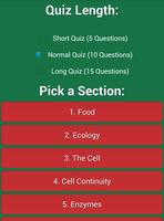 Leaving Cert Biology Quiz poster