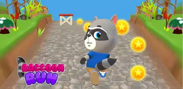 Raccoon Run: Juegos de correr