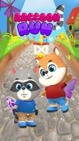 Raccoon Fun Run Game Lari Lari syot layar 1