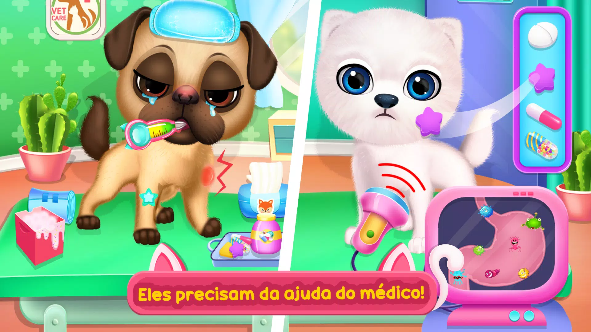 Download do APK de Jogo de Cachorro: Animal Bebê para Android