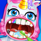 Unicorn Pet Dentist Teeth Game آئیکن