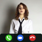 Pocket Girl Fake Video Call icon