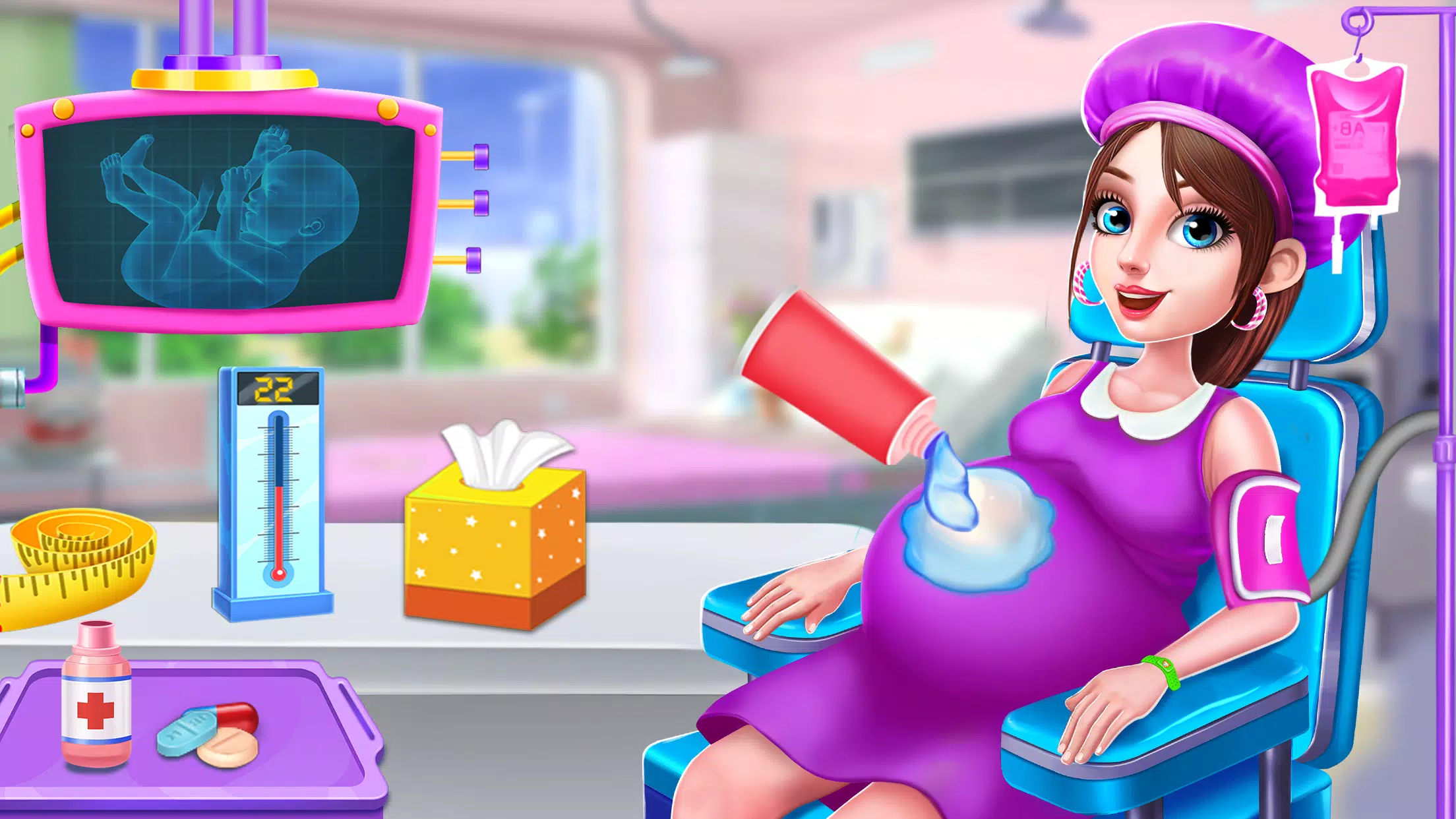 Pregnant teacher baby games APK + Mod for Android.