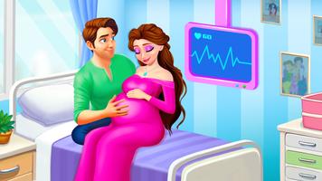 Pregnant Mommy Care Baby Games plakat