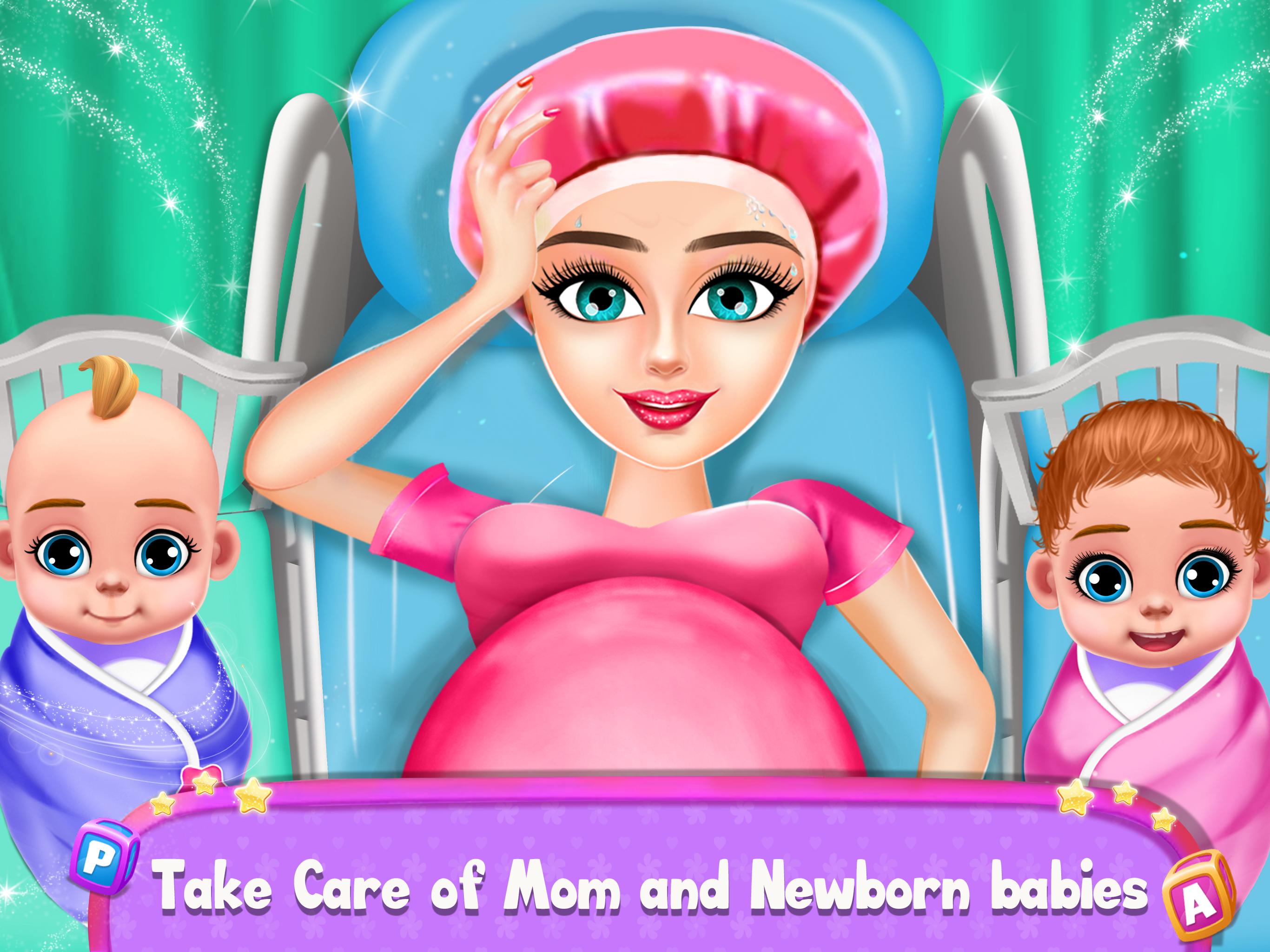 Pregnant Mom And Twin Baby Care Nursery Game For Android Apk Download - cute roblox twins