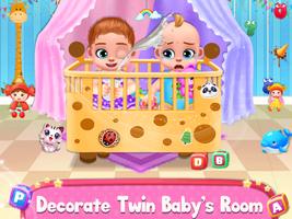 Pregnant Mom & Twin Baby Game اسکرین شاٹ 3