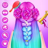 آیکون‌ Fashion Braid Hair Salon Games