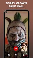 Scary Clown Video Call Prank Affiche