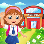 Doll House & School Decoration ikona