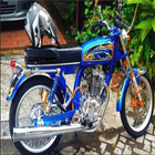 modified 100 cb motorbike desi icon