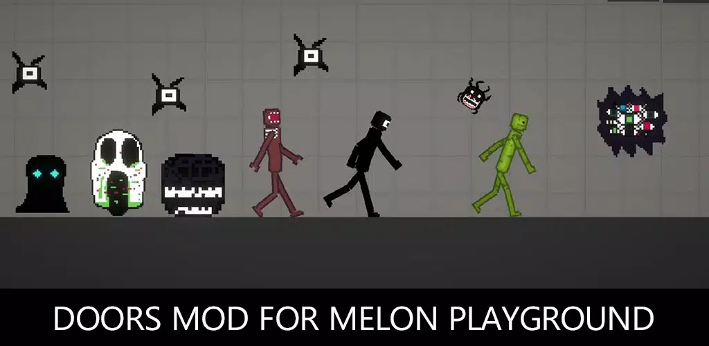 Rush (monster) from roblox place Doors for Melon Playground
